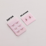 Gratis Ongkir - Pengait Bra Tambahan 3 Kait Extension Bra 2 Kait Karet Sambung Pengait Tali