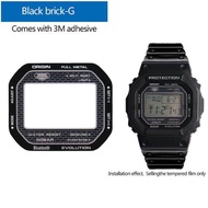 ✶ ดัดแปลงตัวป้องกันหน้าจอนาฬิกากระจกฟิล์มป้องกันสำหรับ Casio Small Square DW5600 3229 DW-5600 GW-B56