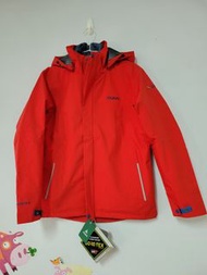 全新原價19500,ATUNAS歐都納.gore tex外套紅色.兩件式防水防風衣.登山