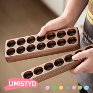 UMISTYDREAMUM9U Perfumes Stand, Heavy-Duty Large Capacity Essential Oil Bottle Rack,  Natural Wood 6
