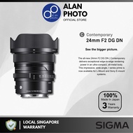 Sigma 24mm F2 DG DN Contemporary Lens Sony E | Sigma Singapore Warranty