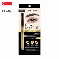 (🇸🇬SG Seller) Browit Nong Chat Pro Makeup Flat Eyebrow Pencil Easy to write 0.08g