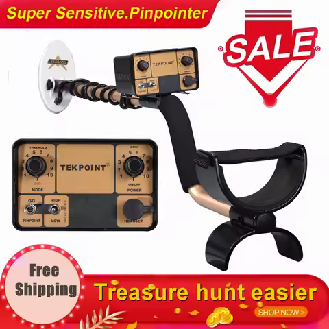 TEKPOINT-2 High Sensitivity Underground Metal Detector Detecting Tool Portable Jewelry Treasure Gold