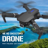 [Fast delivery] E88 Pro Drone with Dual Camera 4k HD wide angle WiFi FPV Drone Height Hold Rc Drone Channels Aircraft Drone Helicopter Toy Easy Adjust Frequency Drone With Camera And Video