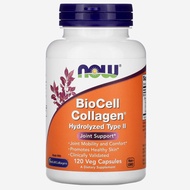 ✅READY STOCK✅ NOW Foods, BioCell Collagen, Hydrolyzed Type II, 120 Veg Capsules