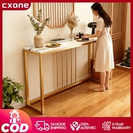 Console Table Cabinet Light Luxury Minimalist Home Foyer Storage Table Long and Narrow Table