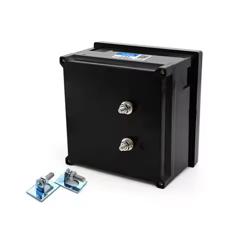 42C3 DC Voltmeter 5V 10V 15V 20V 25V 30V 50V 75V 100V 150V 200V 300V 450V 500V 120X120mm Voltage Pan