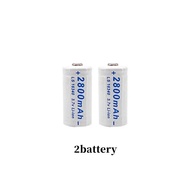 2023 NEW CR123A RCR 123 ICR 16340 Battery 2800mAh 3.7V Safety Camera Rechargeable Battery Lithium Io
