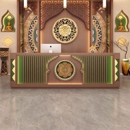 [Tahan Lama]  New cashier counter integrated front desk beauty bar counter custom cashier counter  [