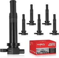 PAPAPARTS Set of 6 Ignition Coil Packs UF558 Compatible with Hyundai Santa Entourage Kia Magentis Op