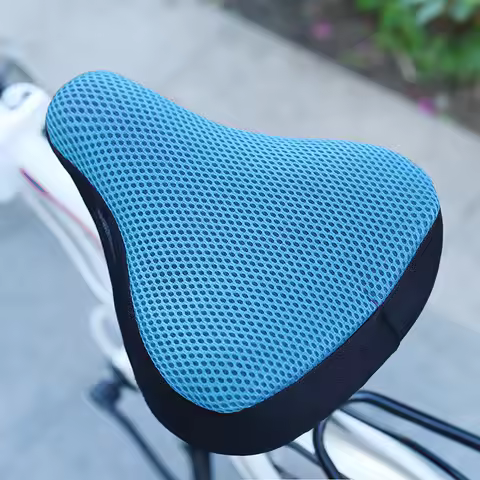 Bike Cushion Seat Cover Comfort Bike Seat Saddle Cover-Exercise Bike Seat Cushion for MTB Road Bikes