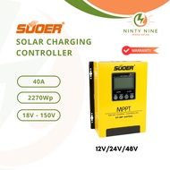 SUOER MPPT 40A Solar Changing Controller with LCD High Efficiency Solar Panel Inverter Aircond 12V/2