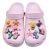 Cute Patrick Star Jibbitz Charm SpongeBob Jibitz Crocs Anime Crab Jibits Crocks for Kids Shoes Accessories Shoe Charms Pin Decoration