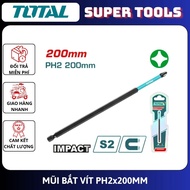 TOTAL TOTAL TOTAL Screwdriver bit PH2x200mm TACIM71PH2200