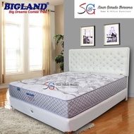 bigland kasur platinum series warna putih / spring bed bigland - 160 x 200 kasurnya saja