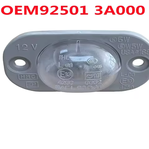 For Sonata ACCENT Trajet 06-11 ELANTRA 00-03 KIA OPTIMA GeNuiNe LICENSE PLATE LAMP 925013A000 92501-