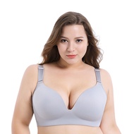 Ultra-Thin Seamless Glossy Full-Cup Bra - Plus Size 95E