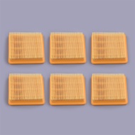 6Pcs Air Filters Fit For Stihl FS89 FS91 FS91R FS111 FS111R FS111RX FS131 String Trimmer