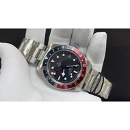 Zf Didobi Bay Series Red Blue Circle GMT Wrist Watch/41mm Extremely Retro Charm Dirudder Men's Watch