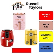 RUSSELL TAYLOR AIR FRYER DISNEY/HELLO KITTY/MINION COLLECTION D1 4.8L/Z1-HK 4.2L/MINION 4.2L