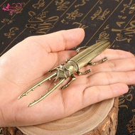 Abbraccia Beetle Figurine Lifelike Artwork Miniature Statue for Bookcase Home Decor