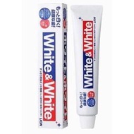 日本進口 獅王 LION White&amp;White 特效酵素美白牙膏 150g