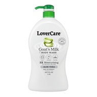 Lovercare Goat's Milk Moisturizing Body Wash Shower Cream Shower Gel Aloe Vera 40.7 Fl.Oz