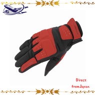 Direct from Japan Komine Motorcycle Gloves Urban Mesh Gloves Red/Black 3XL GK-227 1228 Spring/Summer