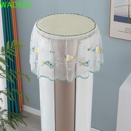 WADEES Appliance Dust Protection Cover, Lace Fabric Universal Air Fryer Dust Cover, Oil Proof Durable Embroidered Flower Electric Cooker Dustproof Cover Rice Cooker