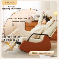 Kerusi Goyang Rehat dengan Sandaran Tangan & Alas Kaki Lipat