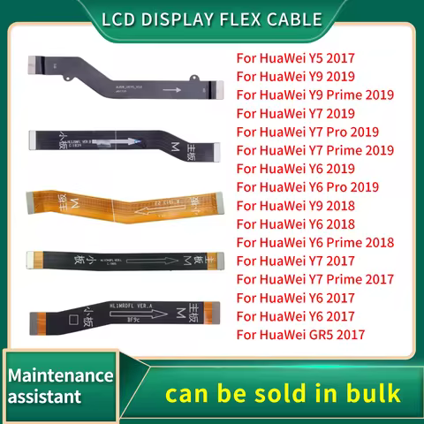 Main Motherboard Connector LCD Display Flex Cable For HuaWei Y9 Y7 Y6 Prime Pro 2019 2018 Y5 GR5 201