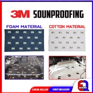 3M Car Soundproof Cotton Foam White Black Sound Proof Noise Proof Speaker Soundproofing