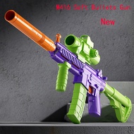 Gravity-Assembled Carrot Gun M416 Toy Gun, Continuous-Fire Shell-Ejectable Children's Soft Bullet Gu