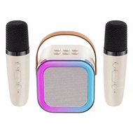 全新連盒 K12 Wireless Karakoke Speaker 迷你幻彩燈效漸變 無線麥克風 藍牙小音箱 便攜式迷你 卡拉OK 藍芽喇叭