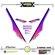 STRIPING SUZUKI CRYSTAL TUNE MOTIF X51 STICKER CRYSTAL TUNE CUSTOM STICKER ORIGINAL CRYSTAL MOTORCYC