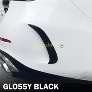 For 2022 2023 2024 2025 C200 C300 C-Class C43 AMG Sedan W206 Chrome Car Rear Bumper Air Vent Cover T