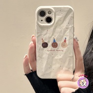 Cute Simple Splash Ink Cookie For Ipone 15ProMax 15pro Folding Phone Case iPhone14pro New Style 11 1