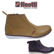 Sepatu kulit pria premium, chelsea boots, PR05 Finotti (ada 2 warna)