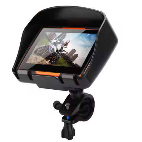 2026 Car Motorcycle GPS Navigation G4307 Red IP67 Waterproof Bluetooth 4.0 for Motorcycle Motorbike 