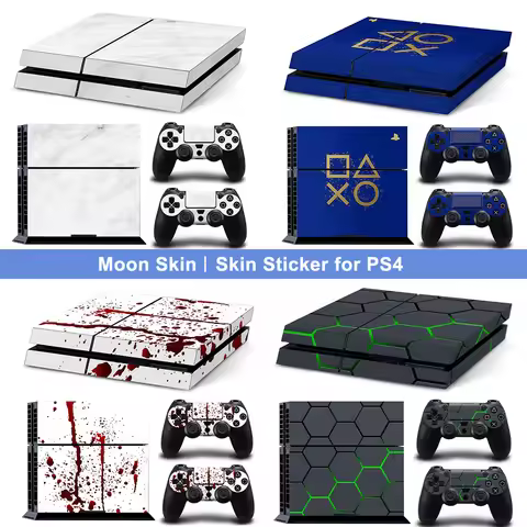Skin Wrap for PS4 Full Protective Decal Cover for PS4 Console Skin Game Accessories for PS4 Controll