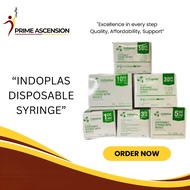 INDOPLAS DISPOSABLE SYRINGE WITH NEEDLE