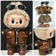 現貨❗️靚車工/ 包平郵💖 labubu 17cm 飛行員 飛機師 top gun 眼鏡 Tom Cruise 壯志凌雲 ray ban plane F-18 戰機 軍褸 外套 軍事 褲 帽 衫仔 娃