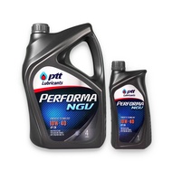 น้ำมันเครื่อง PTT PERFORMA NGV 10W40ใหม่ PTT 4+1L