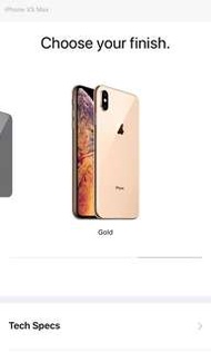 IPHONE XS MAX 256GB全新 金色現貨