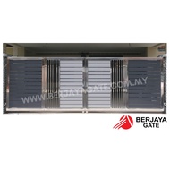 【PRE-ORDER MFG 5】14x5.5ft Main Folding Gate / Pintu Pagar / Stainless Steel 304 / Aluminium / Klang Valley / KL