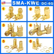 SMA-KWE RF Coaxial Connector SMA-KE Antenna Socket Female Socket PCB Socket Elbow Connector SMA-KWHD
