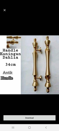 Pegangan Pintu Gagang pintu Kuningan Handel pintu rumah Kuningan antik