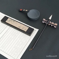 🚓Study Room Four Treasures Song Yun Ancient Style Qingming River Map Yue Wang Sword Letter Opener Ink Paper Inkstone Cal
