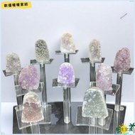 Taoyuan Shipping+Invoice Natural Crystal Cluster Rough Stone Cave Ornaments Home Bedroom Car Office 