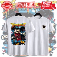 [ Ready Stock in Malaysia ] Horro Mickey Style Baju T shirt Lelaki Men T shirt Baju viral lelaki Baju Lelaki baju perempuan Unisex T shirt Baju Viral